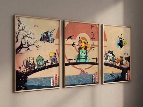 Pokemon poster set - pokemon,