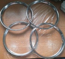 Jaguar Mark II XJ6 Series 1 Chrome 15" Wheel  Embellisher C2198 Made In England.