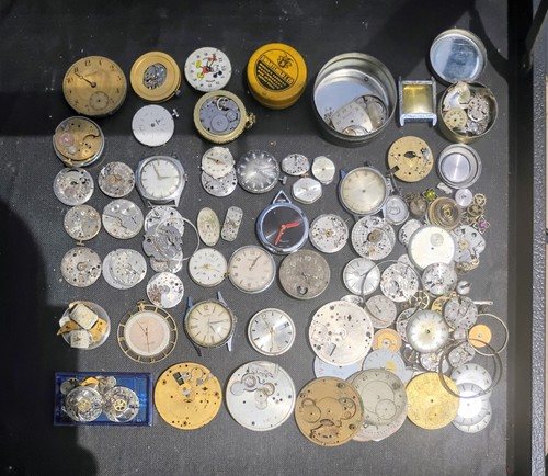 Vin watch mov and - parts, lot