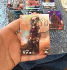 2025 Topps Chrome Starwars Orange Refractor Zori Bliss 12/99