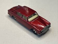 Lesney Matchbox Series 24 Rolls Royce Silver Shadow Metallic Red Vintage 1967