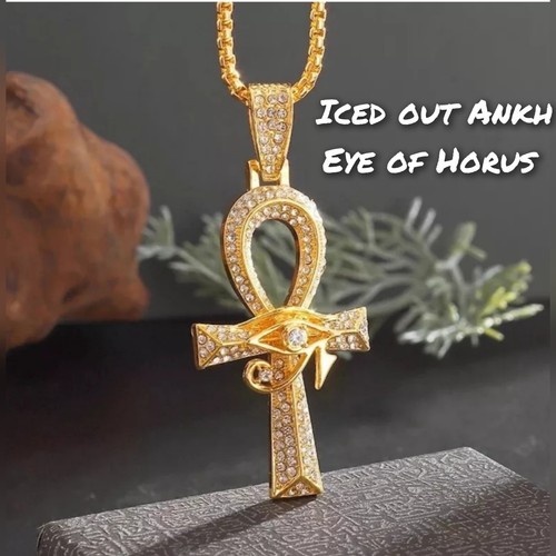 Iced out egyptian eye horus - iced,