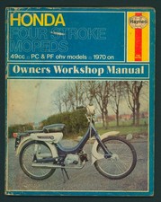 Honda 50 OHV PC50 (70-78) Haynes Workshop Manual PF50 PC PF 50 K1 R DXR FW17