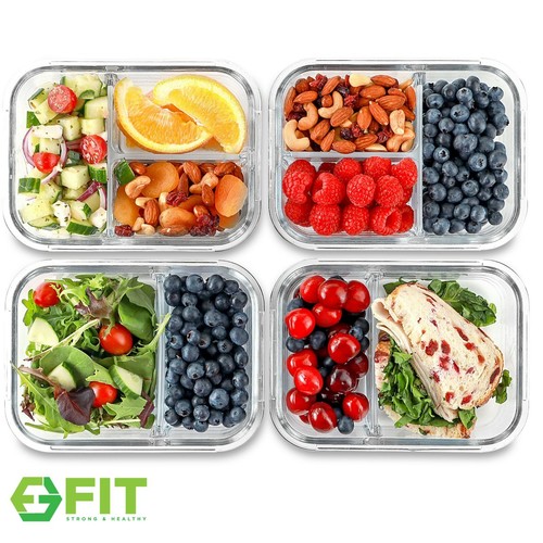 Glass meal prep food storage - prep,