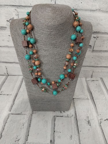 Layered beaded necklace - , with