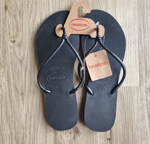 Havaianas black slim tube - black,