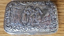 Antique dutch silver snuff - antique,