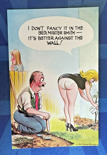 Bamforth comic postcard - comic, 70s