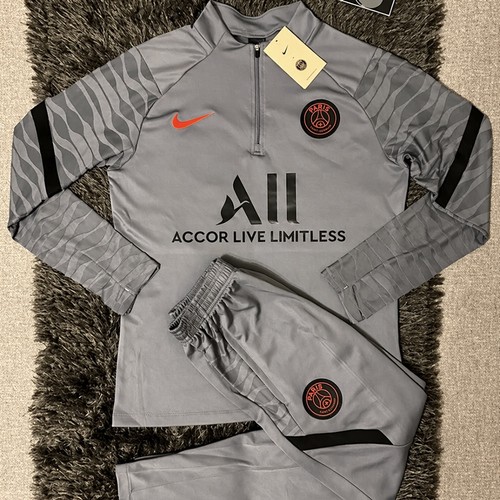 Nike psg tracksuit - x, grey/pink