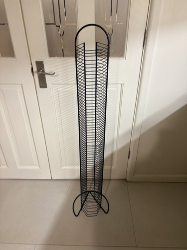 Metal rack holds - 70, cds