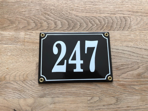 House number 247 - number, french