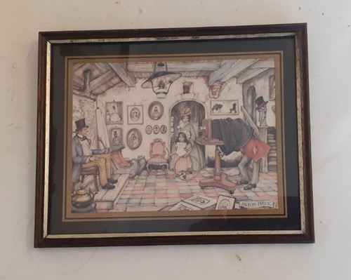 Vintage anton pieck - vintage, framed