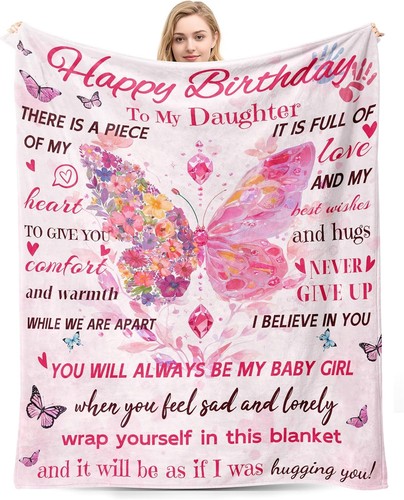 Daughter blanket from mum - daughter,