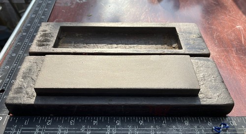 Vintage oil stone - oil,