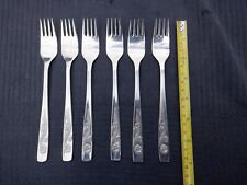 Set of 6 Vintage Rose Design