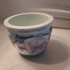 Chinese pottery plant pot 10cm diameter by 8cm tall