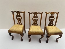 REDUCED!  3 X CHIPPENDALE OAK