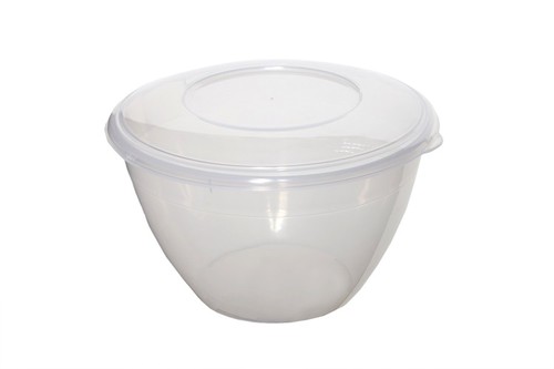 Plastic pudding bowl with - plastic,