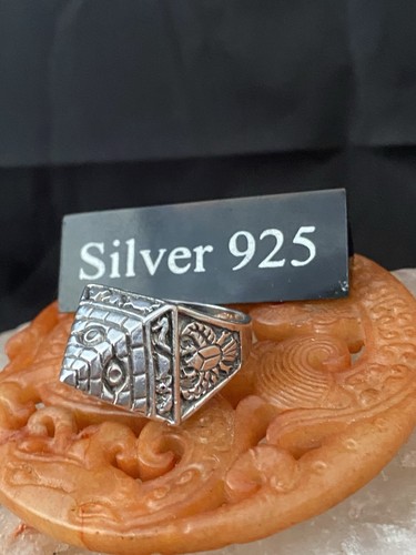 Solid silver pyramid - silver,