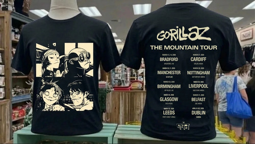 Gorillaz the mountain - mountain, tour