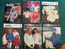Vintage Job Lot Of 6 Aran