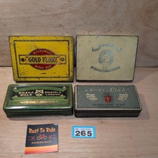 VINTAGE  TOBACCO Boxes gold