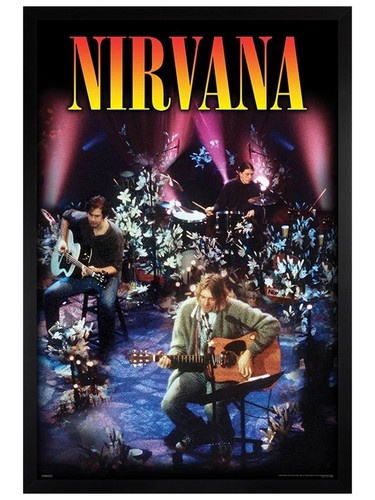 Nirvana unplugged maxi poster - nirvana,