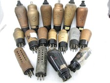 EARLY RADIO VALVES JOB LOT - inc. CATKIN & SIDE CONTACT. 19 PCS.