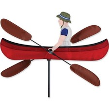 Canoe Whirligig Wind Spinner