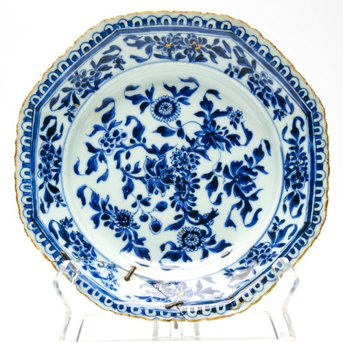 Chinese porcelain plate blue - plate,