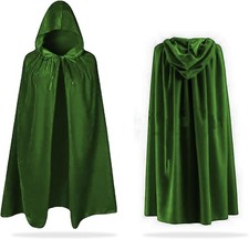 UILYNIU Green Cape Hooded Cape
