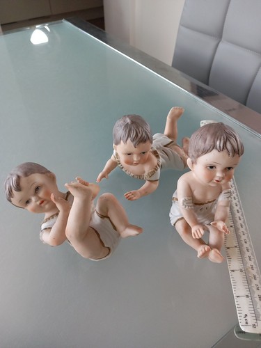 Vintage bisque piano babies - vintage,