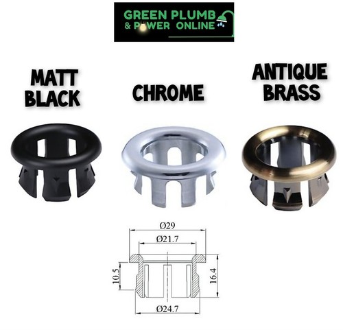 Circular basin overflow cover - circular,