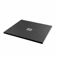 Jet Black Slate Effect Square