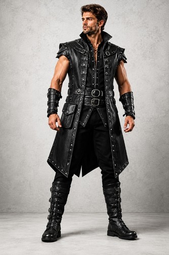 Mens long black - mens,