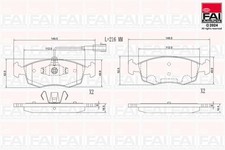 Brake Pad Set For Disc Front