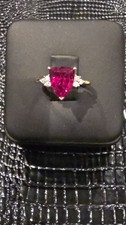 Ruby And Diamond Ring And