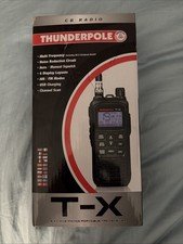 Thunderpole T-X Portable Handheld CB Radio, 27 MHz AM/FM Transceiver