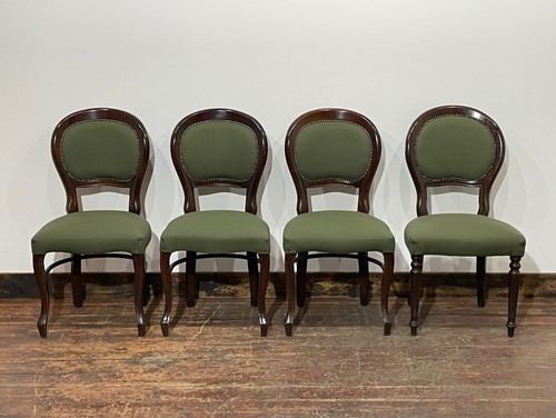 Set green dining chairs - set, of