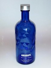 Absolut Vodka Bottle - Blue