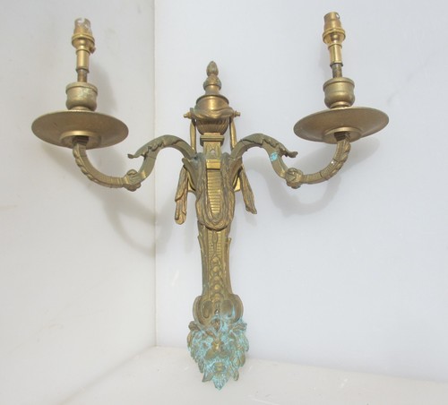 Victorian brass wall - brass,