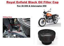 Royal Enfield Black Oil Filler Cap For Himalayan, Interceptor 650 & GT 650