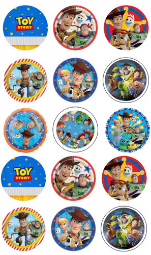 Pre cut icing toy - 2", pre-cut
