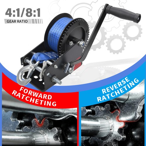 3000lbs manual hand winch boat - manual,