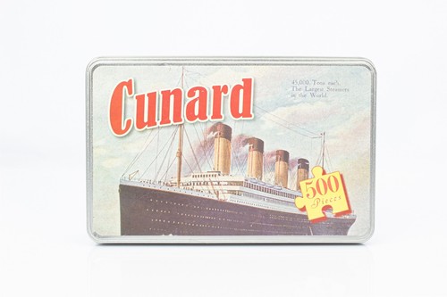 Jigsaw tin 500pcs cunard - jigsaw,
