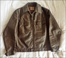 Vtg WWII Czech Leather Pilot/Flight Jacket   Cyclist|Aero Plane|Luftwaffe|Gala