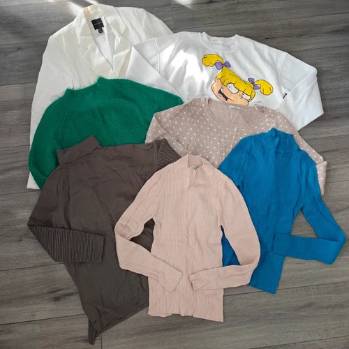 Women knitted jumper - knitted, jumper,