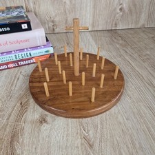 Vintage Wooden Circular Spool