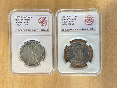 Queen victoria 1887 crowns - victoria,