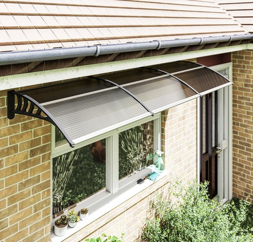 Outsunny door canopy awning - outsunny,